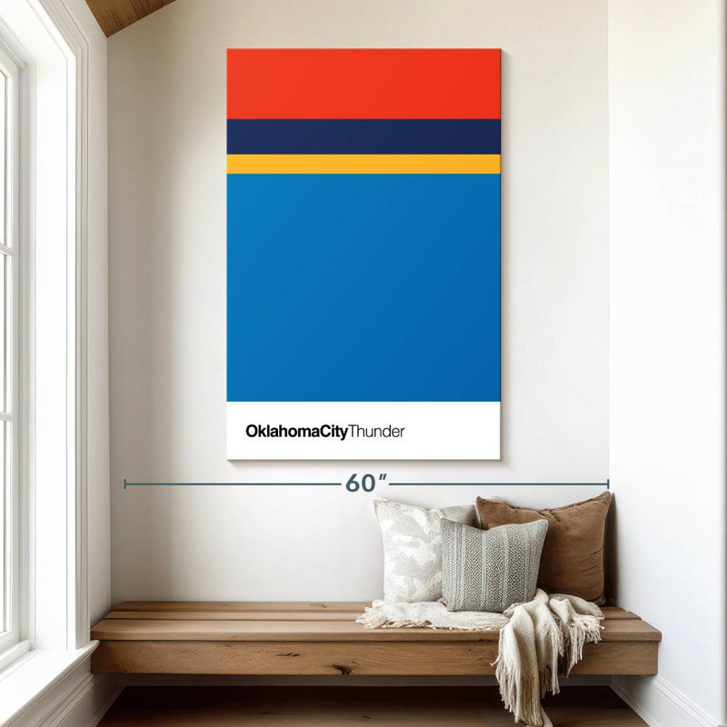 Sireci Oklahoma City Thunder, 51" H x 34" W