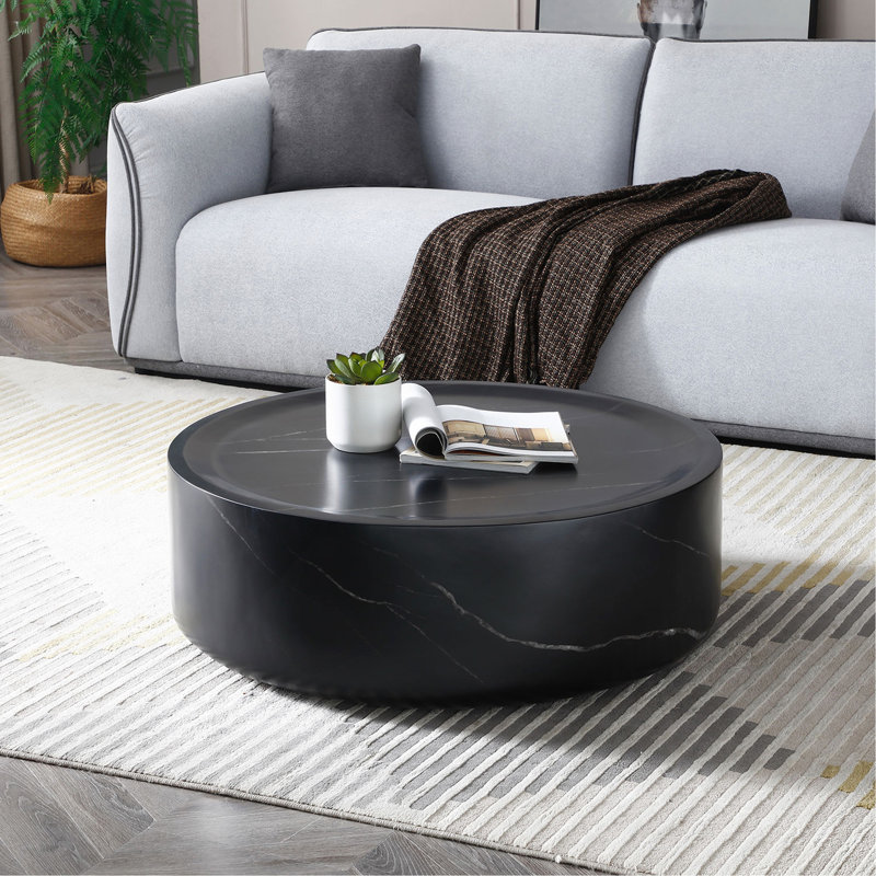 31.49'' Round Coffee Table, 11.81" H x 31.49" L x 31.49" W