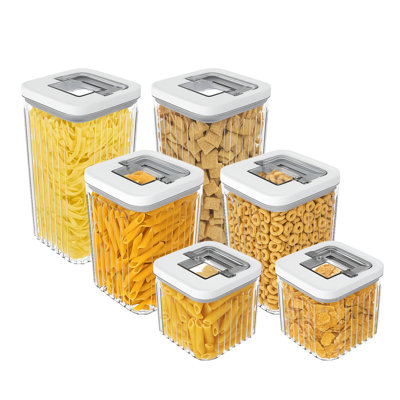 6pc Fluted Canister Set - 5971, 5972, 5973