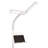 OttLite Dual Shade LED Standing Floor Lamp Adjustable Stand with USB and Flexible Neck - 4 Settings-48365700