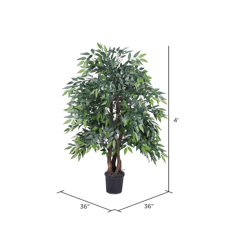 48'' Faux Tree in Pot Liner