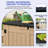4.3 ft. W x 2.4 ft. D Resin Horizontal Storage Shed-99204146