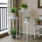 Plant Stands Set of 3 with Ceramic-Top