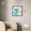 Art abstrait bleu Quori III -603569328-603569336