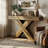 Wooden Unique Design 55" Console Table