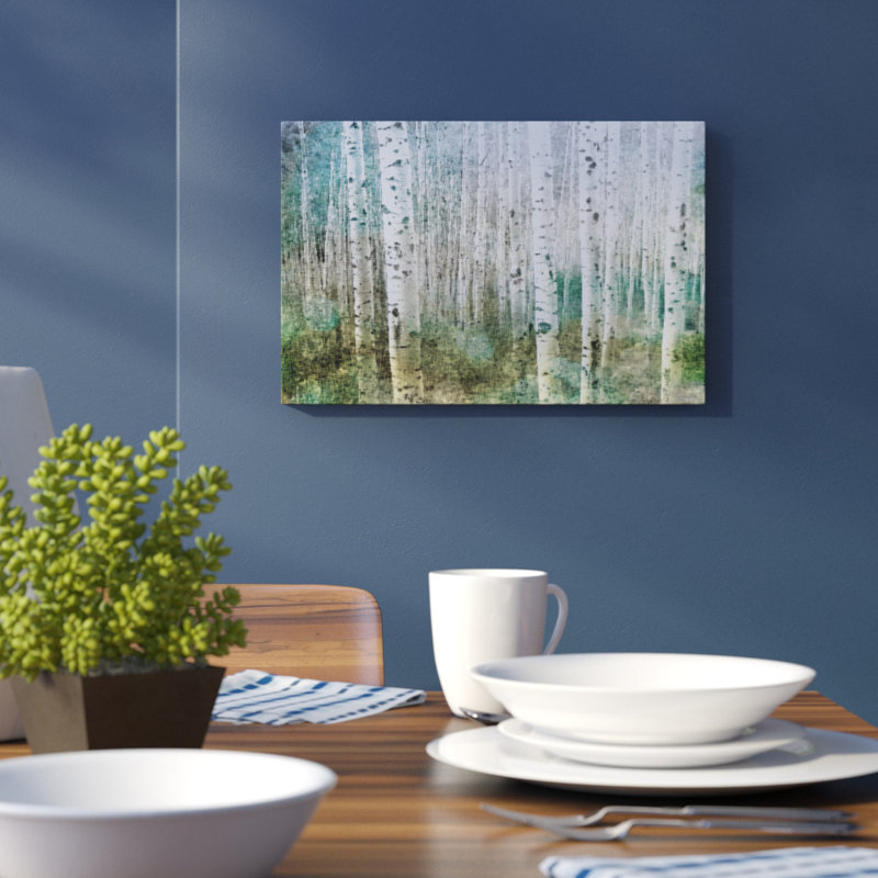 Reproduction de photographie sur toile tendue, « Aspen Green » par Parvez Taj, H 12 po x l 18 po