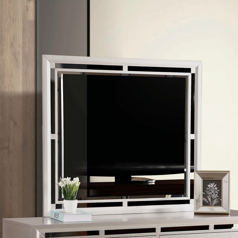 Miroir Alana G6800-M, champagne argenté