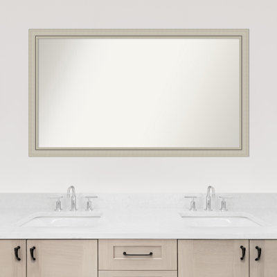 Shaletha Solid Wood Wall Mirror