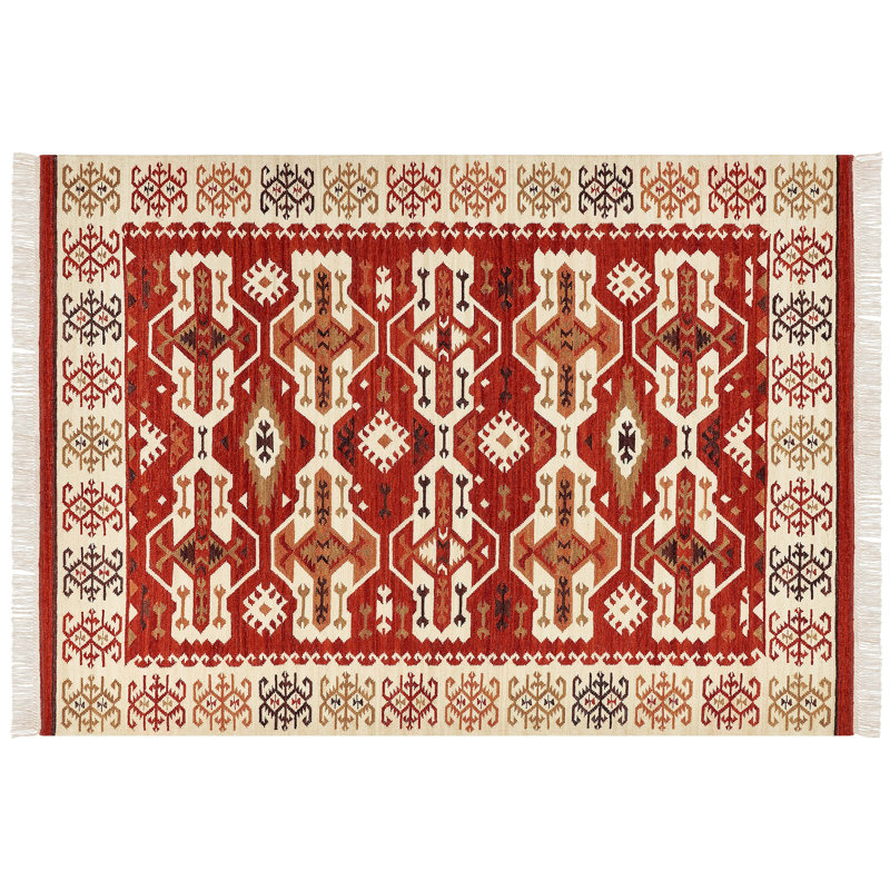 Baudilia Southwestern Hand Woven Area Rug, Rectangle 200 x 300cm