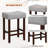 Upholstered Counter Stool with Solid Wood Frame-1151415204-1151415209