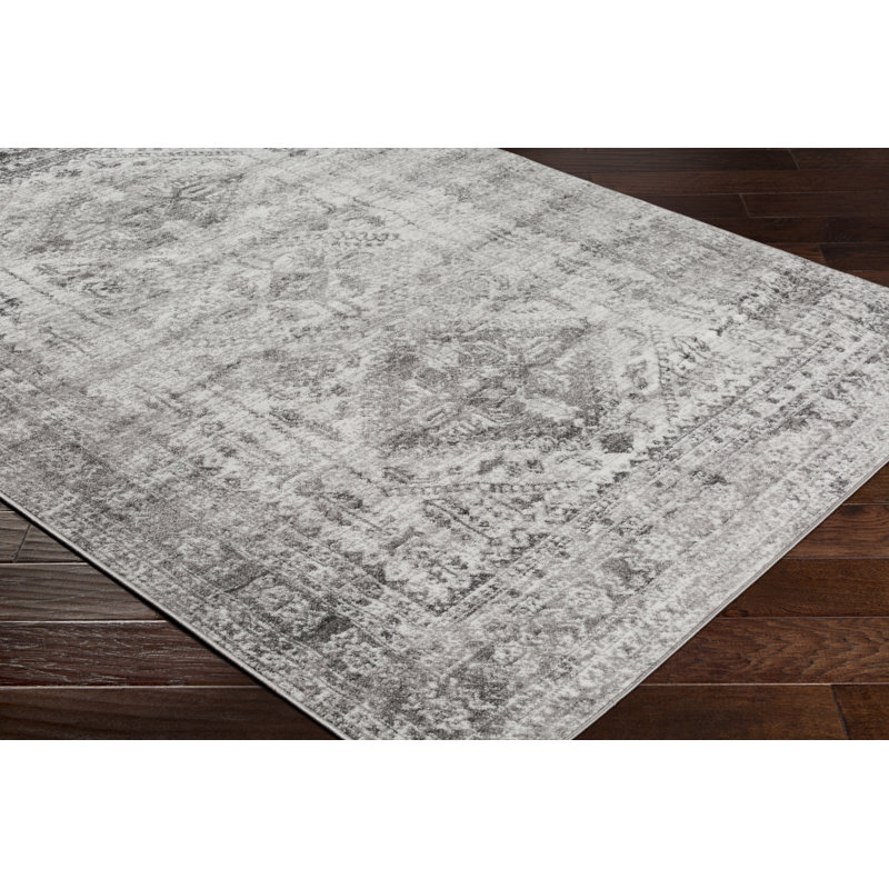Tapis oriental Fitz, Rectangle 3 pi 11 po x 5 pi 7 po, Charcoal