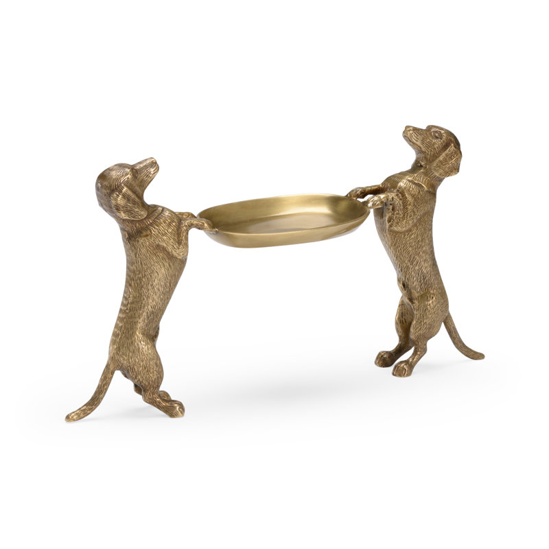 Dachshund Dogs Sculpture