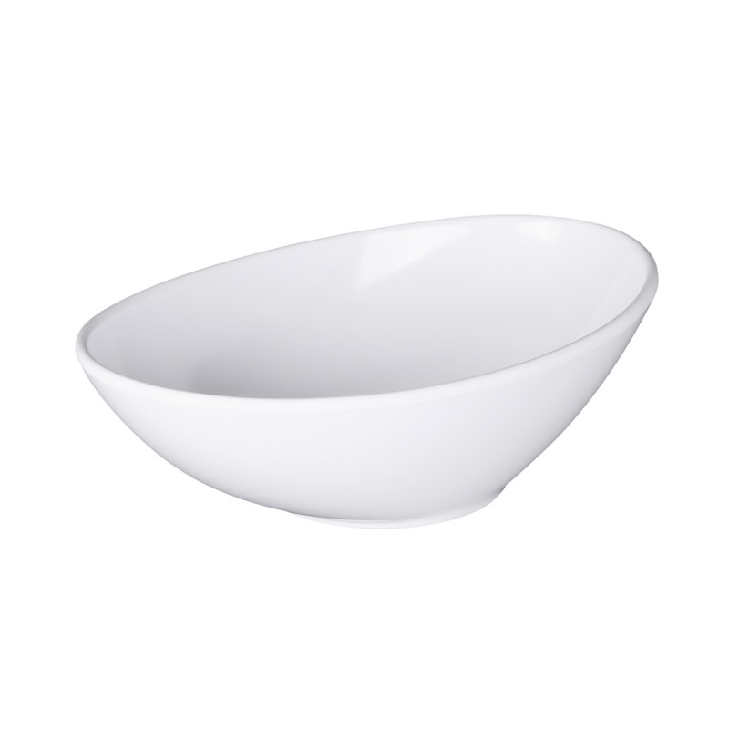 Bol de service à grande mélamine 72 fl oz., Blanc