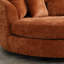 Fauteuil demi-tonneau rembourré avec housse-1835901393