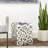 Silver Aluminum Square End Table