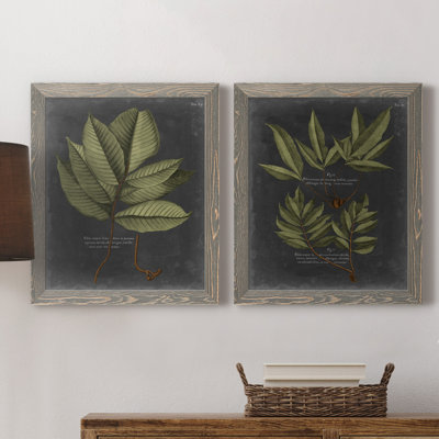 Foliage Dramatique II - Toile encadrée de qualité supérieure - prête à être accrochée