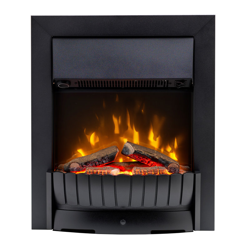 Dimplex Clement Optiflame Inset Flame Effect Electric Fire with Logs, 52.3cm W