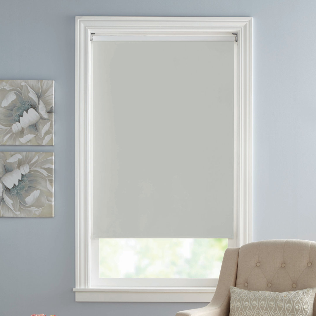 Slow Release Fabric Blackout Roller Shade Symple Stuff 