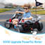Kart électrique 36V avec siège réglable, voiture à la dérive alimentée par batterie-128488557