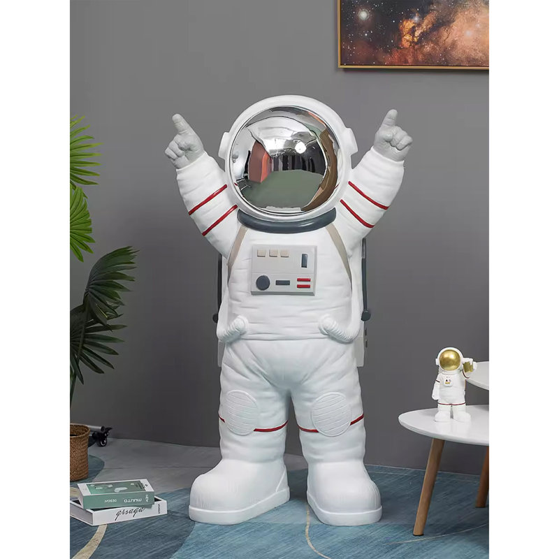 Grand ornement de plancher Creative Astronaut