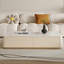 Table basse beige en faux marbre-2077818861