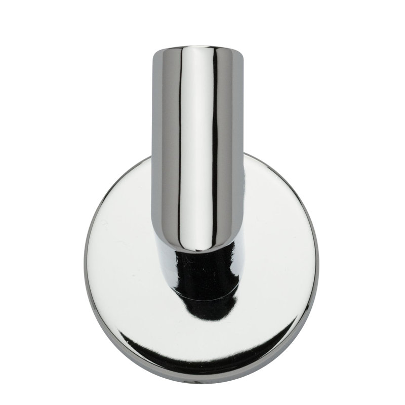 Circular Wall Mounted Robe Hook, Polished