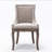 A&A Furniture,Ultra Side Dining Chair，Thickened fabric chairs-948493355