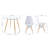 Jodell Glass Top Four Leg Dining Set-1953126113