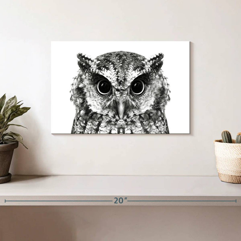 Bewitching Owl, 8" H x 12" W