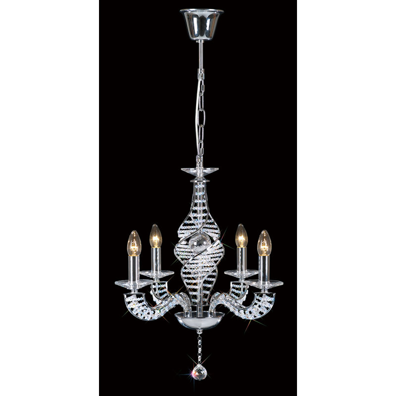 4 - Light Candle Style Chandelier