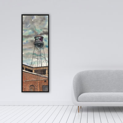 Château d'eau à Williamsburg | Toile industrielle pour chambre à coucher