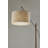 Doughty 76.5'' Black Arched Floor Lamp