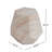 Hexagonal MGO Accent Table with Modern Geometric Design