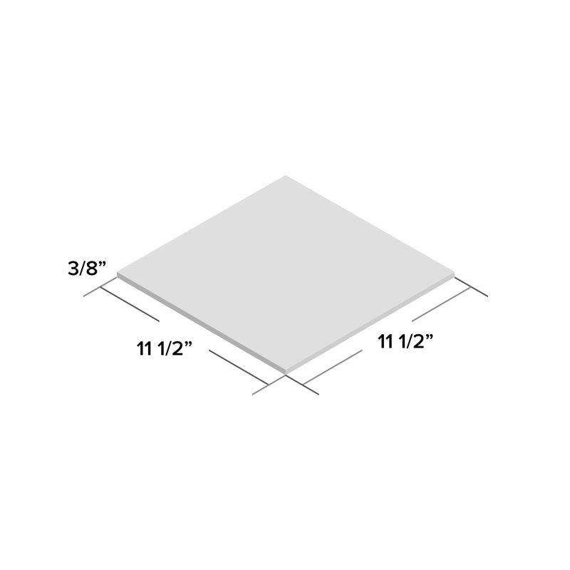 Farnese Molise 11.5" x 11.5" Porcelain Patterned Wall & Floor Tile, Grafito