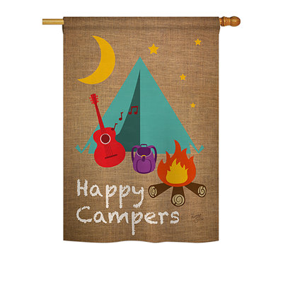 Double Sided Polyester House Flag