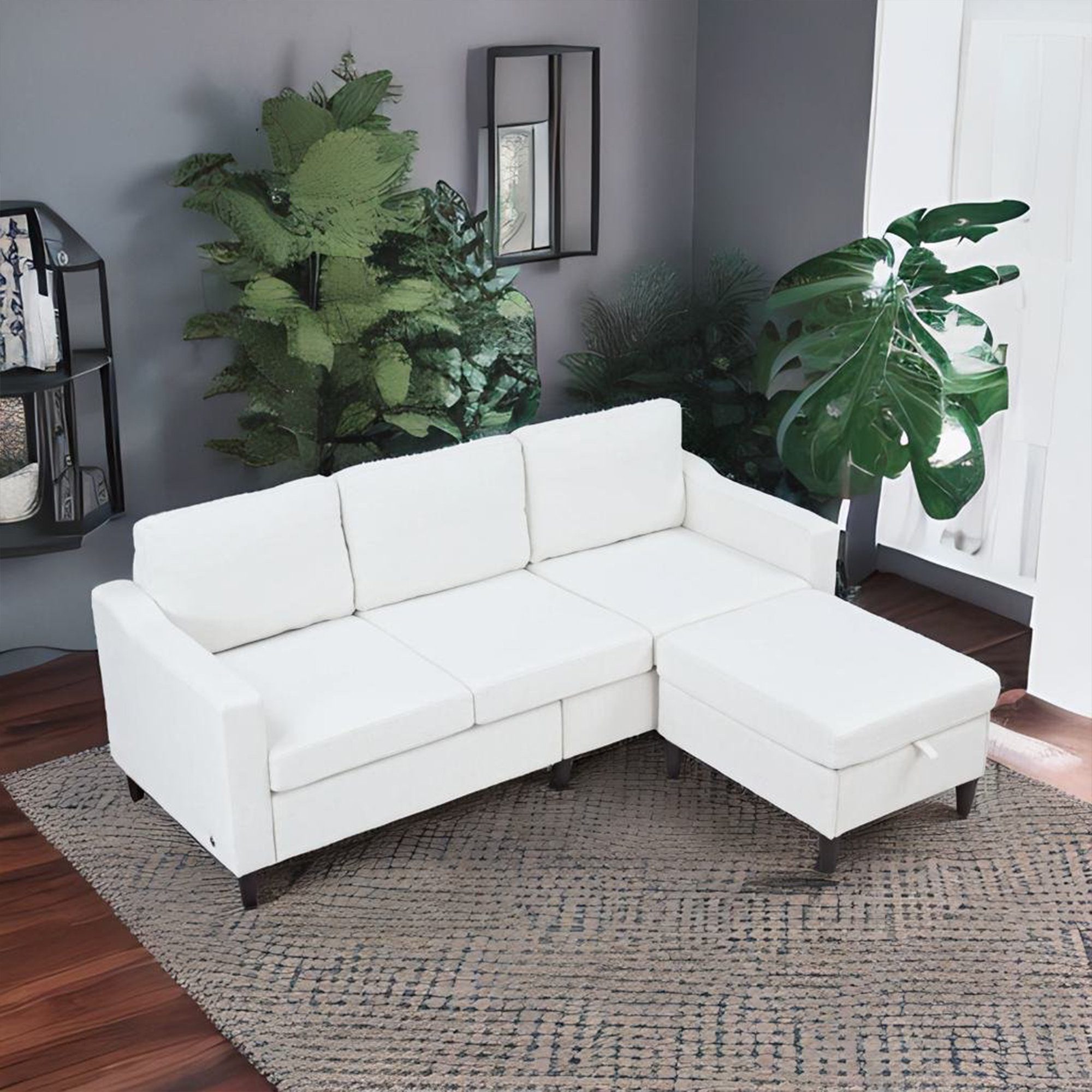 Ebern Designs Shantel 2 - Piece Upholstered Sectional | Wayfair