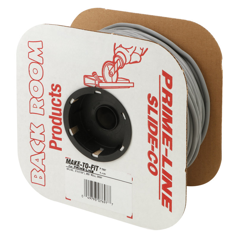 Spline de retenue Prime-Line, 8.8", Gris, 8.65"