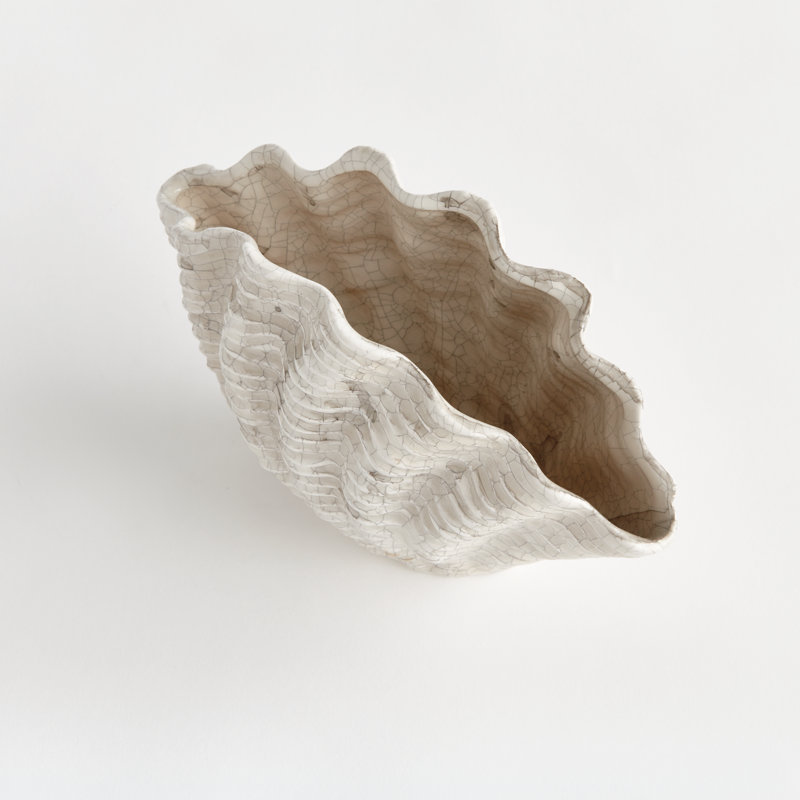 Vase Seashore PETIT, H 6 po x l 9,25 po x P 4 po