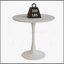 Table de salle à manger ronde 31,5 pouces, table tulipe Mid-Century moderne avec plateau en panneau de fibres à densité moyenne et base piédestal pour petits espaces-251406952-251406955