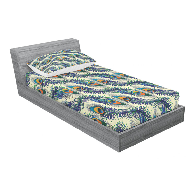 Microfiber Sheet Set, Twin XL Sheet Set with Fitted Sheet