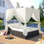 Lit de jour double d'extérieur Roomfitter Luxury Cabana Beige