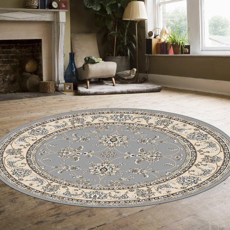 Oriental Indoor Rug, Round 7'10"