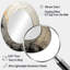 Miroir mural gris beige I - Décoration murale ovale grise-152531476