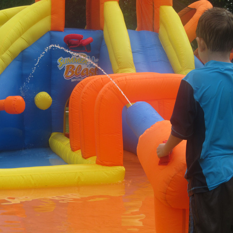 Kidwise Large Multicolor Inflatable Summer Blast Waterpark