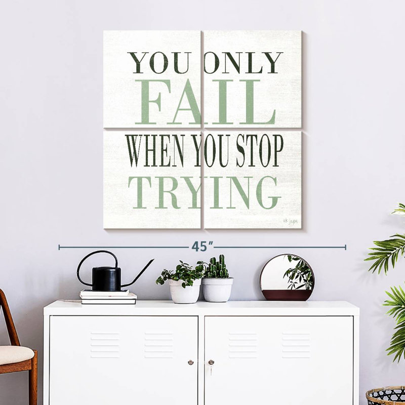 Don't Stop Trying, 32" H x 32" W