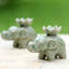 Porte-photophore en céramique lotus éléphant celadon