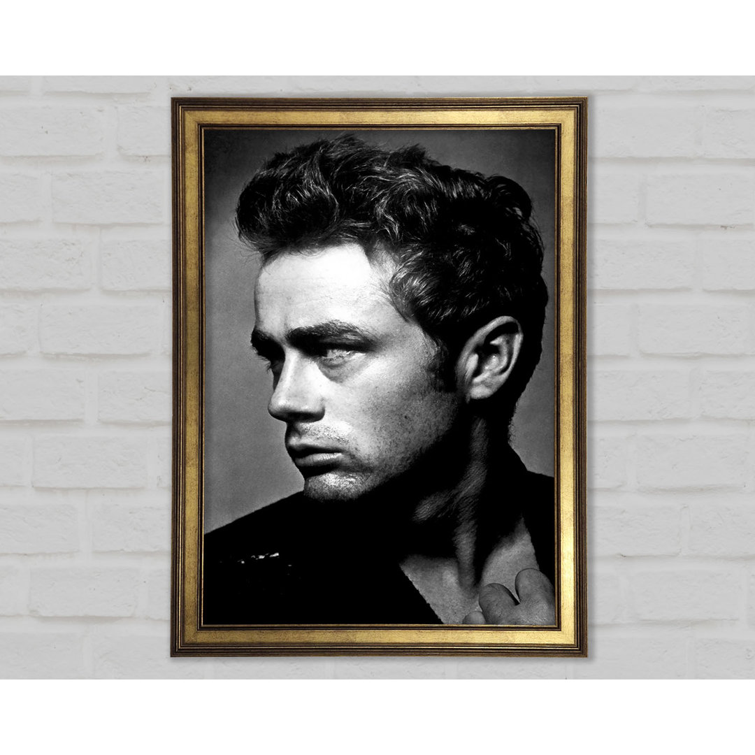 James Dean Klassiker B N W - Druck