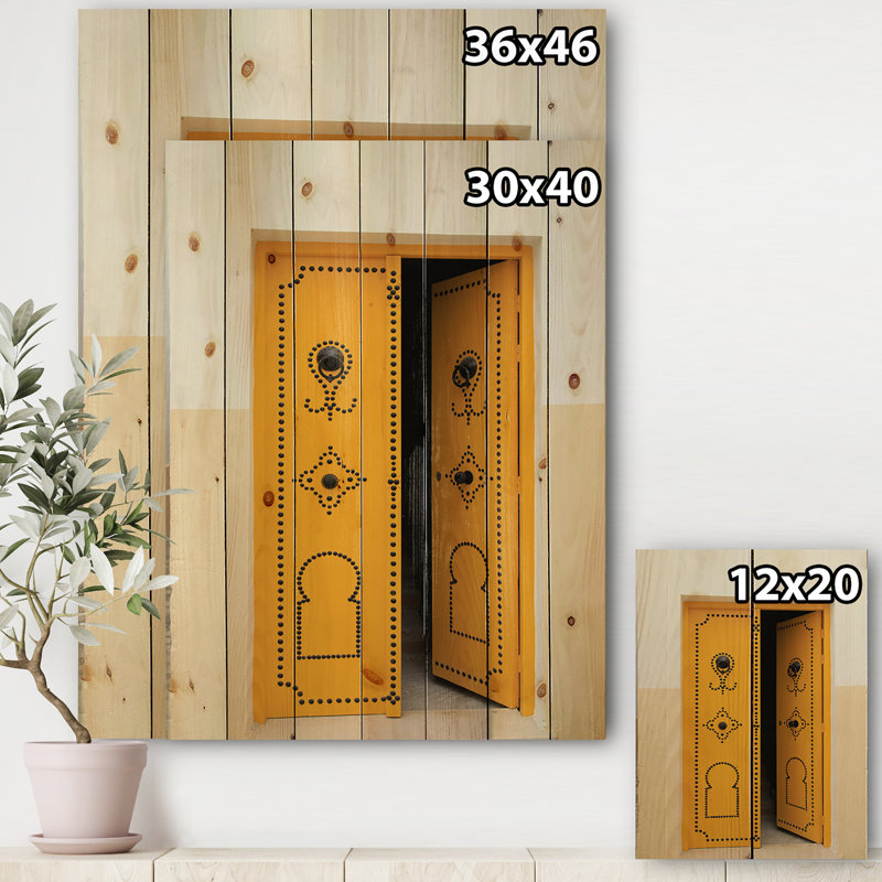 " Decorative Doors Of Tunisia ", 32" H x 24" W x 1" D