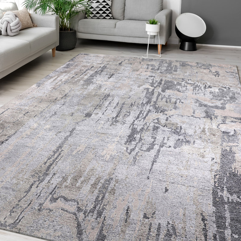 Abstract Area Rug, Rectangle 8'11" x 11'10"
