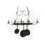 Handforged Oval 8 Light Pot Rack